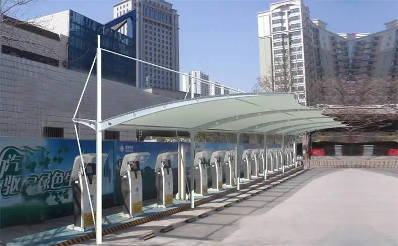 紫云膜结构停车棚